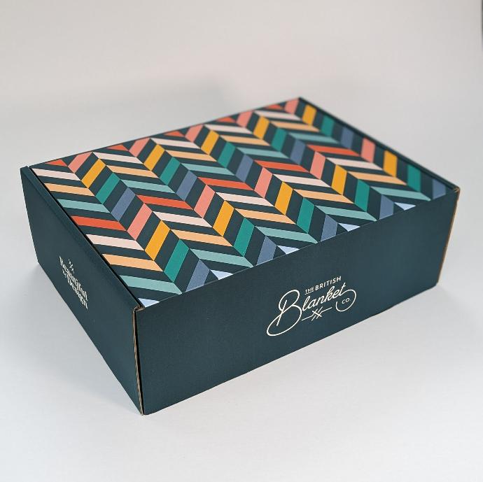 Multi-Coloured Printed Cardboard Box