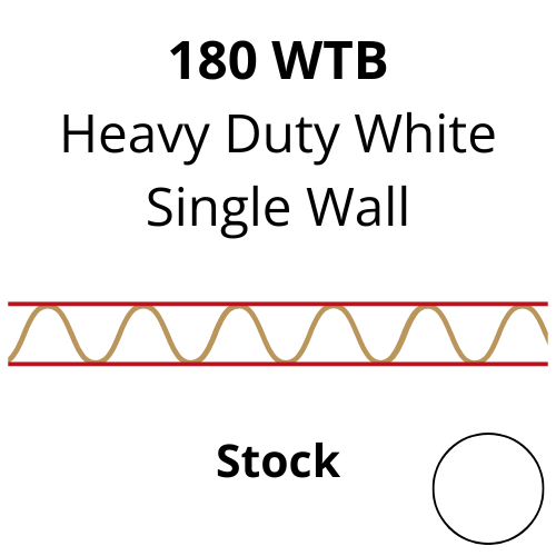 Heavy Duty White Single Wall