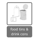 Tins & Drink Cans Bin (pack of 10)