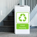 Mixed Recycling | Cardboard Waste Bins  (pack of 10)