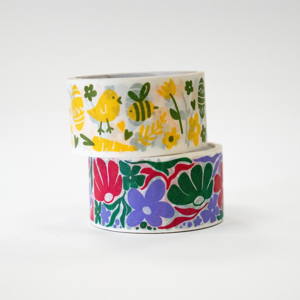 [PTW48501CNA] Box of 36 Rolls (48mm) Printed White Paper Tape (1 Colour, New Artwork)