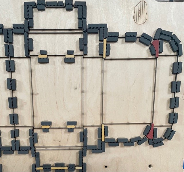 DIE-CUT 200mm x 140mm x 85mm 200 KKE Single Wall (Printed)  (Box Ref: 0427) B- 612mm x 1136mm 