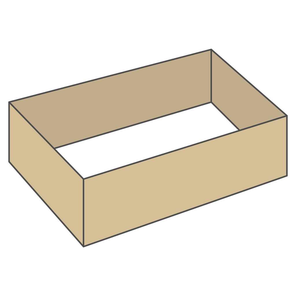 0501 1250mm x 550mm x 650mm 300 KTBC Double Wall (Plain)  B- 650mm x 3675mm 