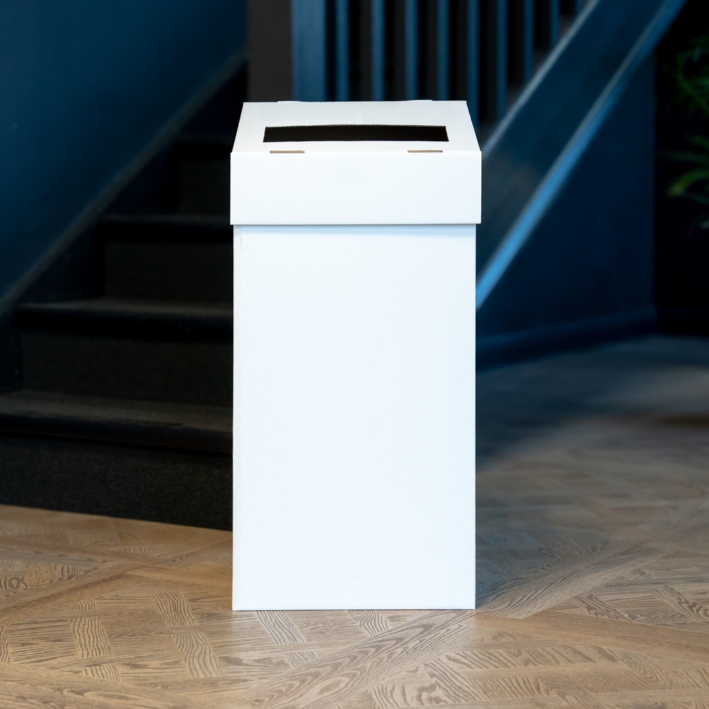 [QBBIN] Cardboard Waste Bins | Bins for Schools, Offices & more (Pack of 10)