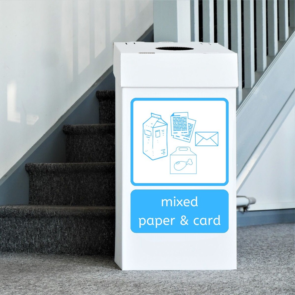 Cardboard & Paper Recycling Bin | Cardboard Waste Bins  (pack of 10)