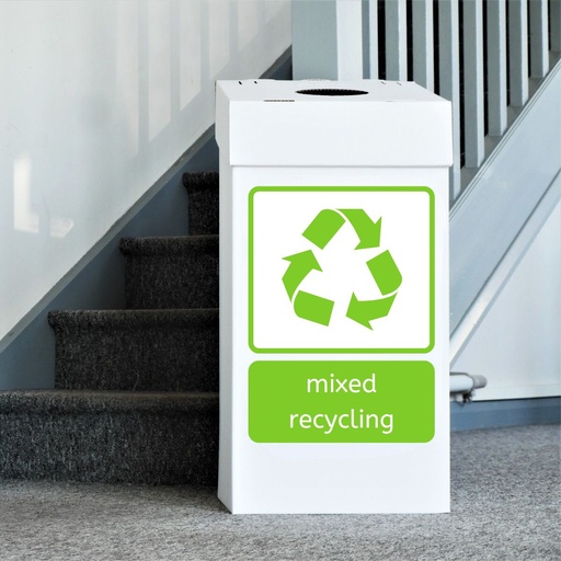 [QBBINMIXED] Mixed Recycling | Cardboard Waste Bins  (pack of 10)